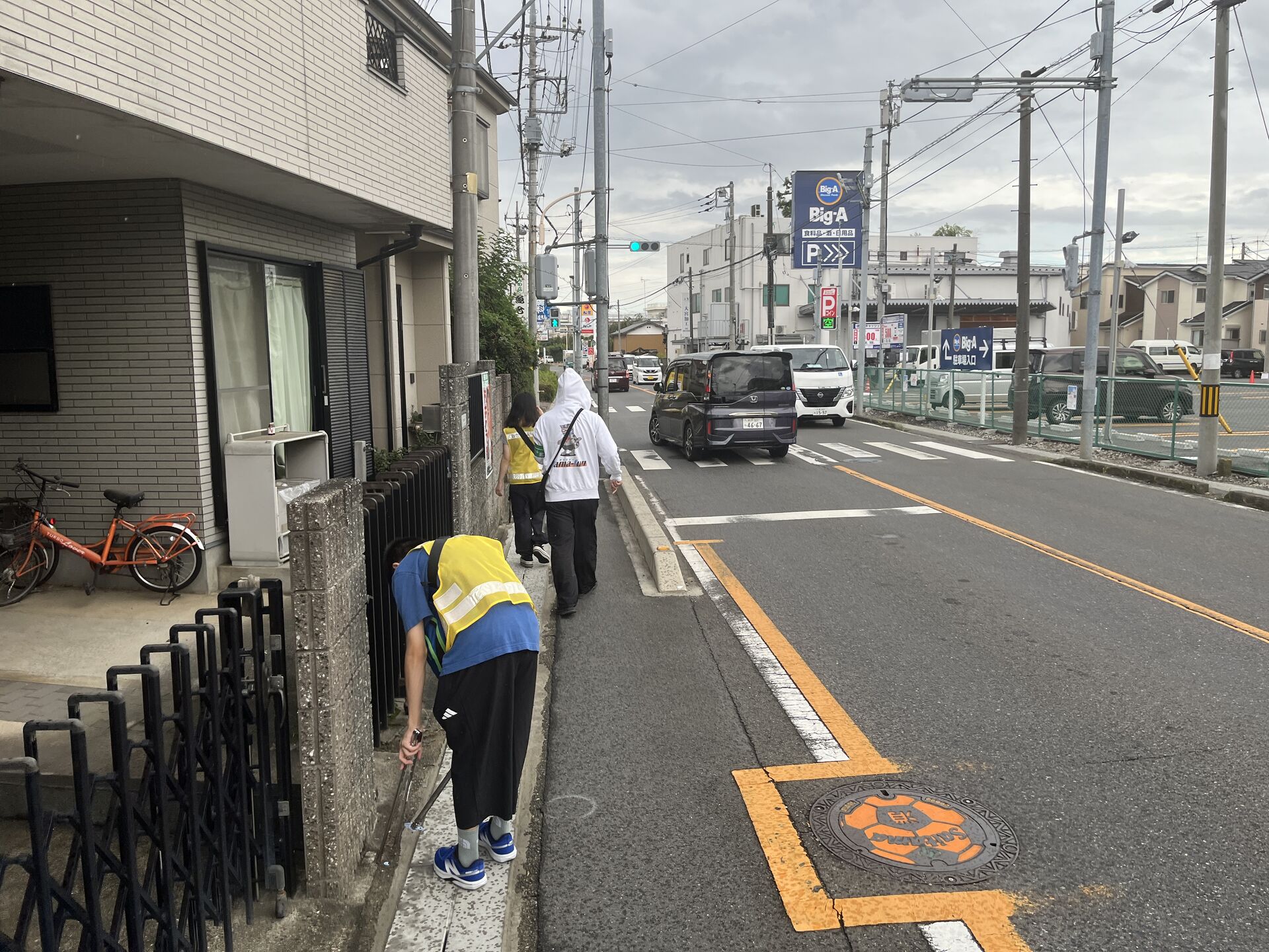 今月初めてのパトロール